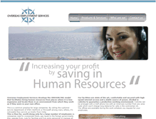 Tablet Screenshot of overseasemploymentsvcs.com